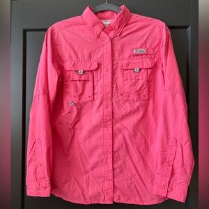 Columbia Vibrant Pink Outdoor Shirt